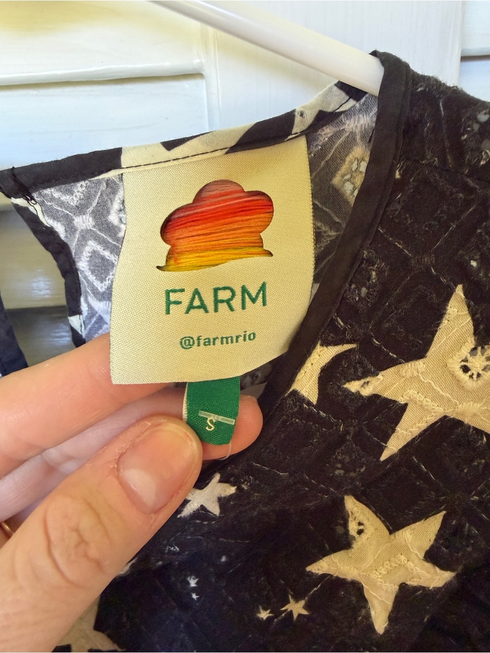 Farm Rio Stardust Mini Dress - Sz Small - Picture 4 of 5